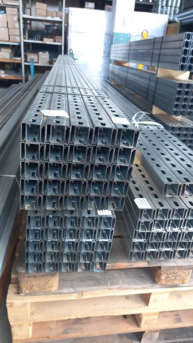 Кріплення для сонячних панелей: профілі оцинковані 41х41,41х21,41x82