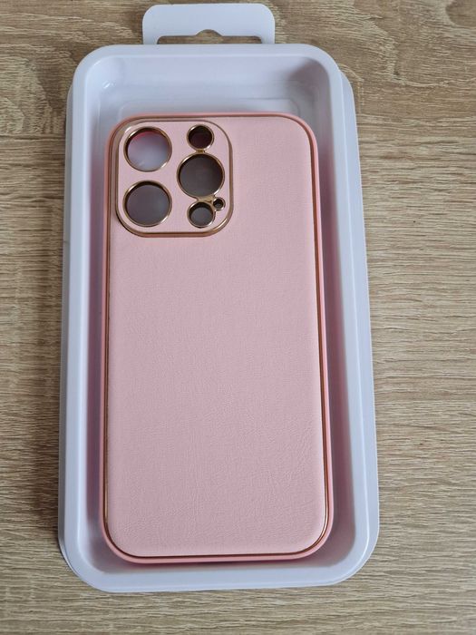 Etui TEL PROTECT Luxury do Iphone 14 Pro Max Jasnoróżowy
