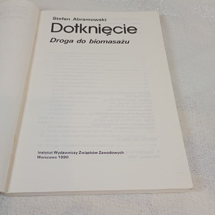 Dotknięcie Droga do bio masażu. Stefan Abramowski