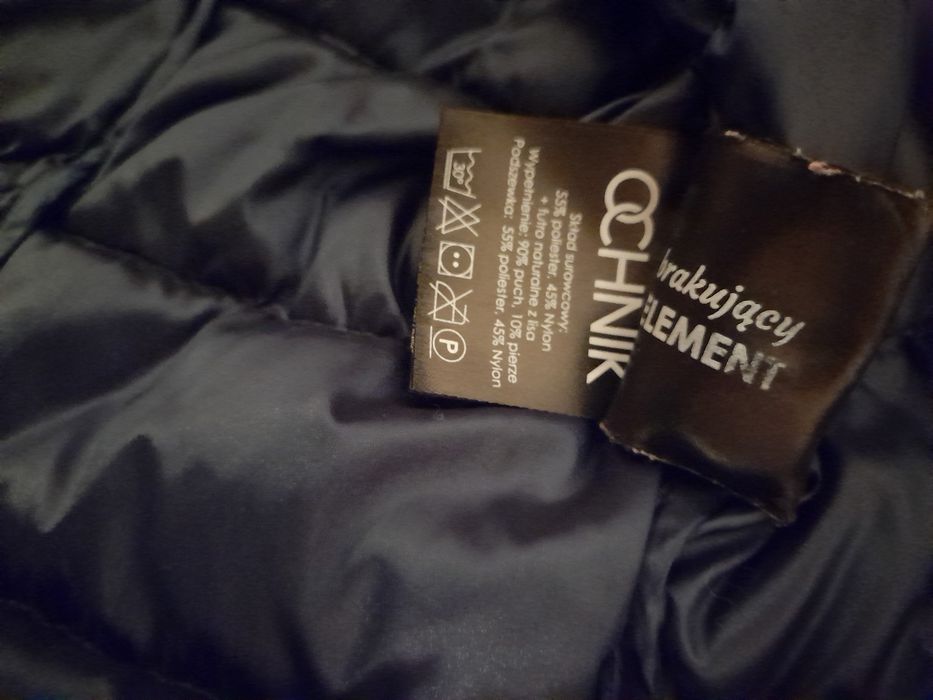 Kurtka płaszcz puchowy Ochnik xs