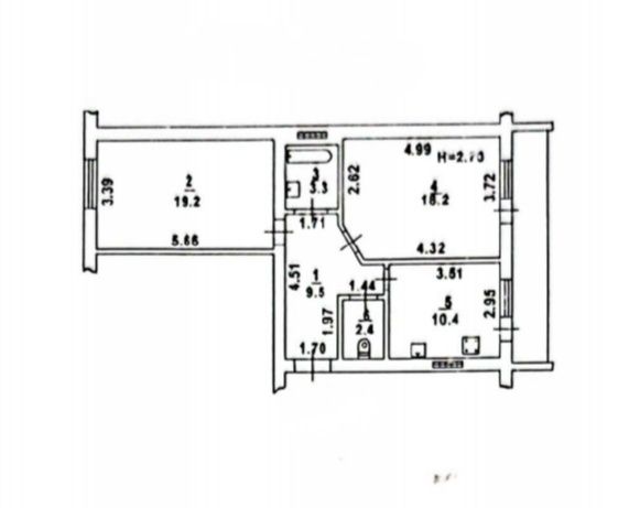 2-комнатная квартира по адресу ул. Танкистов (площадь 67 м²) - Atlanta.ua - фото 4