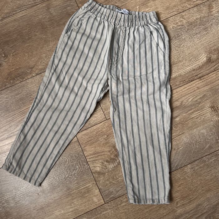 Штани льон zara