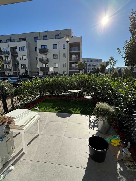 Nowa kawalerka z ogródkiem! Zamknięte osiedle! Harmonia Gumieńce