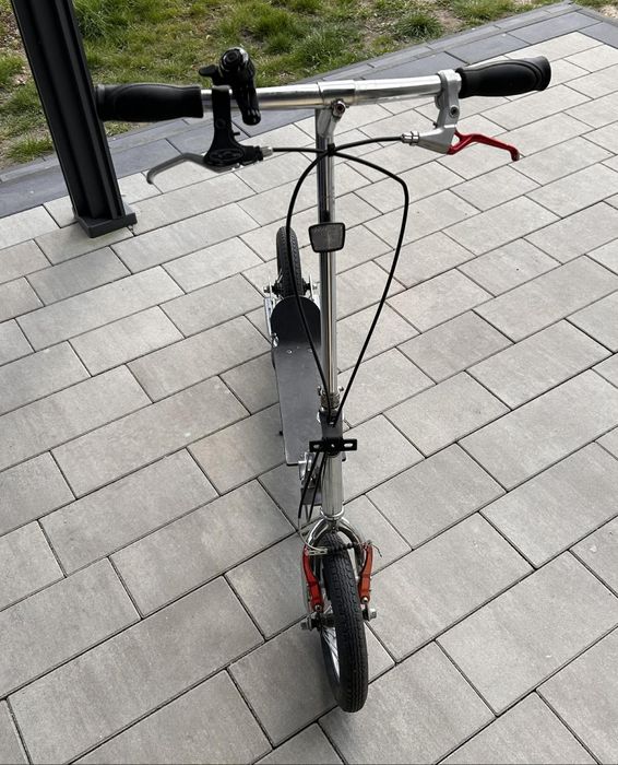 Hulajnoga,  pompowane kola