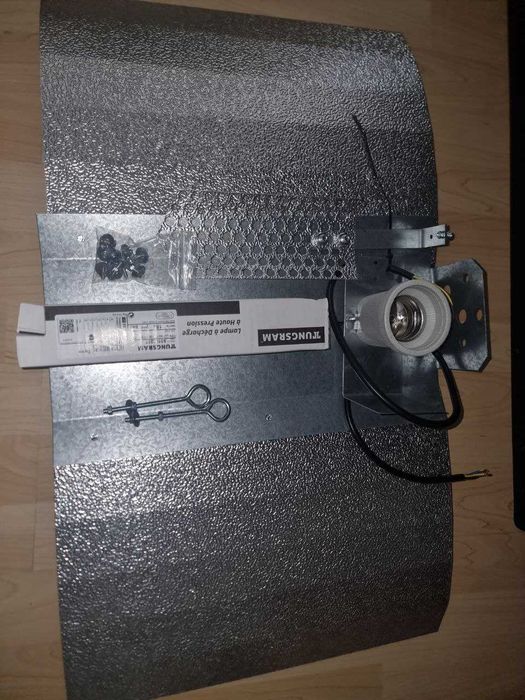 Zestaw do uprawy roślin Namiot 160x80x80, lampy sodowa+CFL, odbłyśnik