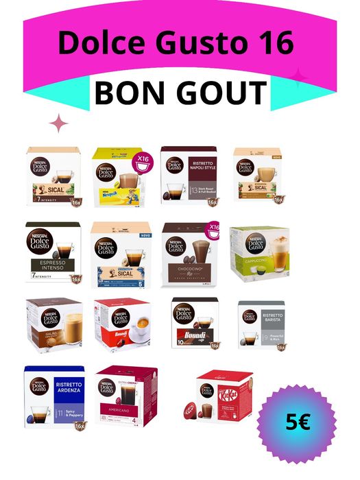 Café Dolce Gusto 16 caps