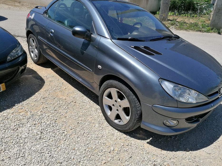 Peugeot 206 cc só peças também reparo capotas