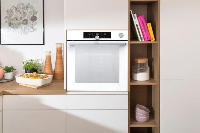 Духова шафа Gorenje BPSA6747A08WG, колір білий, духовка