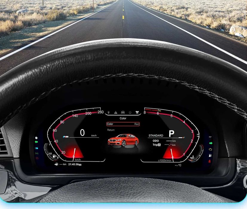 Velocímetro Digital  Quadrante Digital  Cluster digital