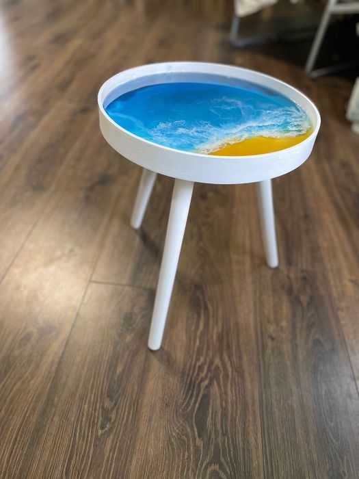 Столик зі смоли ручна робота