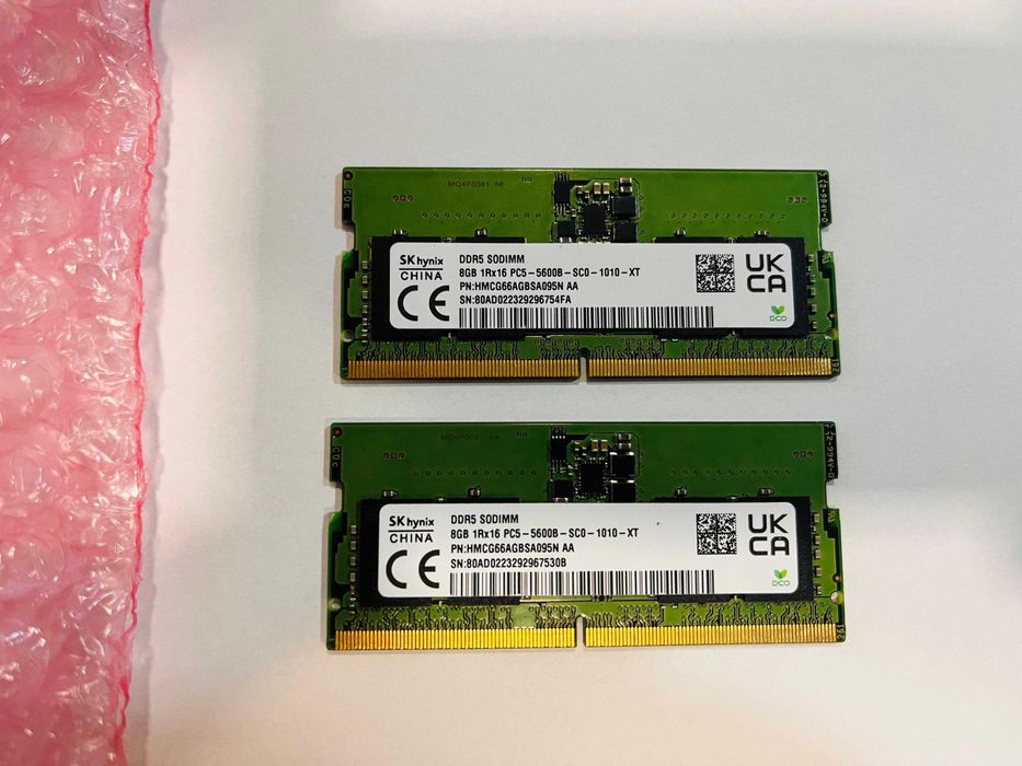 Оперативна пам'ять SK hynix DDR5-5600 8Gb SODIMM