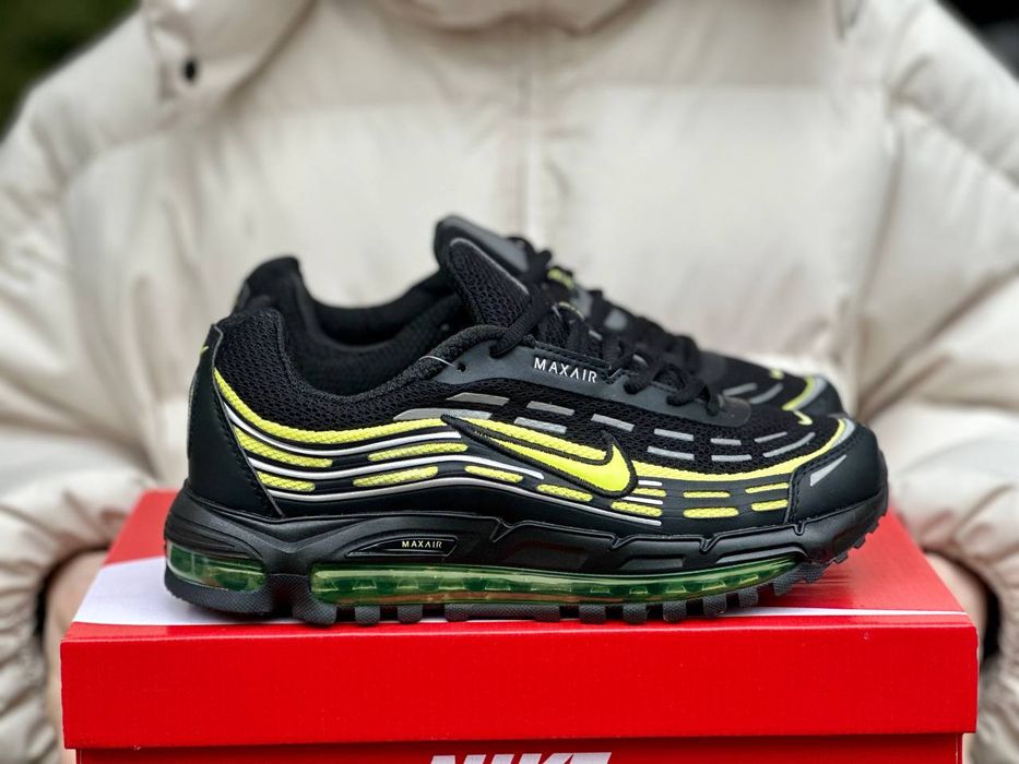 Кросівки Кроссовки Nike Air Max TL 2.5 Black Green Чёрный Зелёный Чорний Зелений Кросовки демісезон