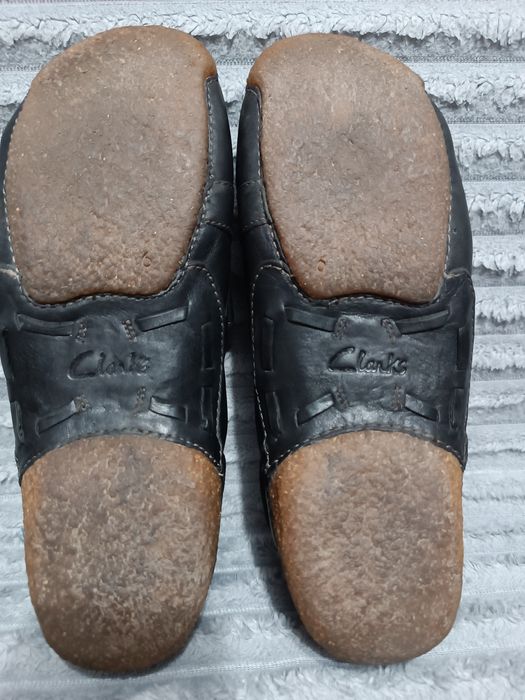 Туфли мокасины кожанные Clarks active AIR р.38 длинна стельки 25 см