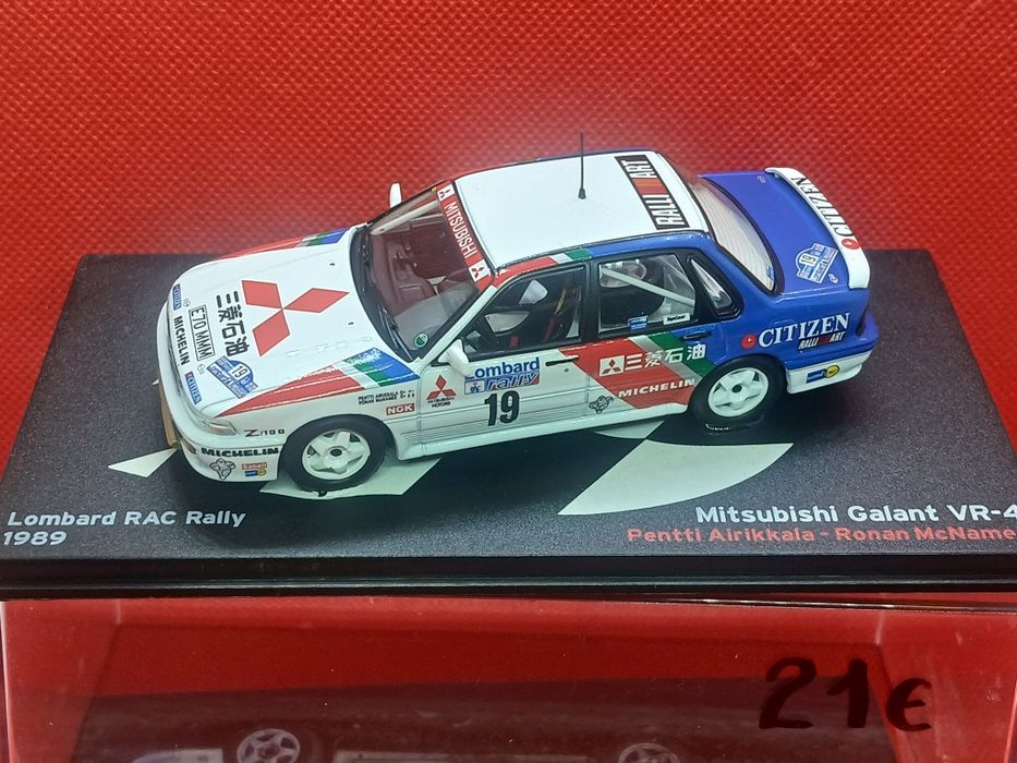 Miniaturas  1/43 Mitsubishi Rallyes em muito bom estado 8 diferentes
