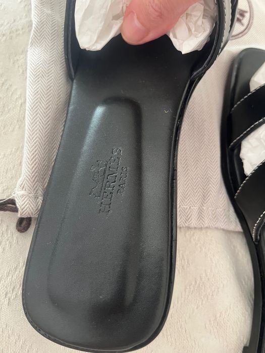 Sandalias Hermès d’oran nº41 novas