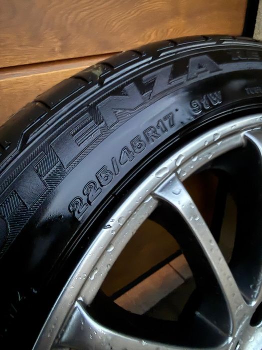 Felgi 17" 5x120 multispoke (wzór a'la Styling 73) BMW E46/E36+opony letnie 225/45 R17