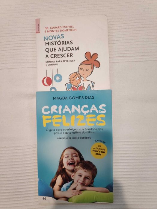 Livros com vários temas, desde filhos até exoterismo, etc.