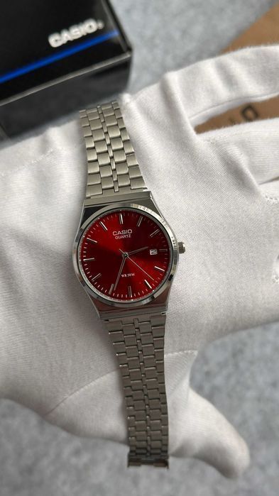 Годинник Casio MTP-VC01 Silver Red / Часы наручние касио A159 | AQ 230
