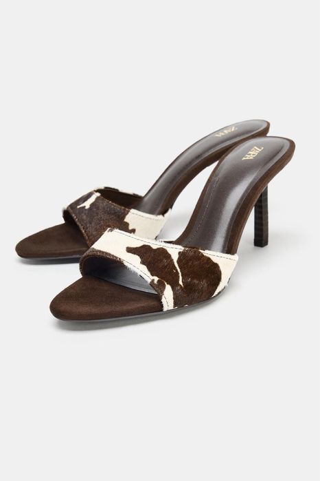 Босоножки Zara кожаные