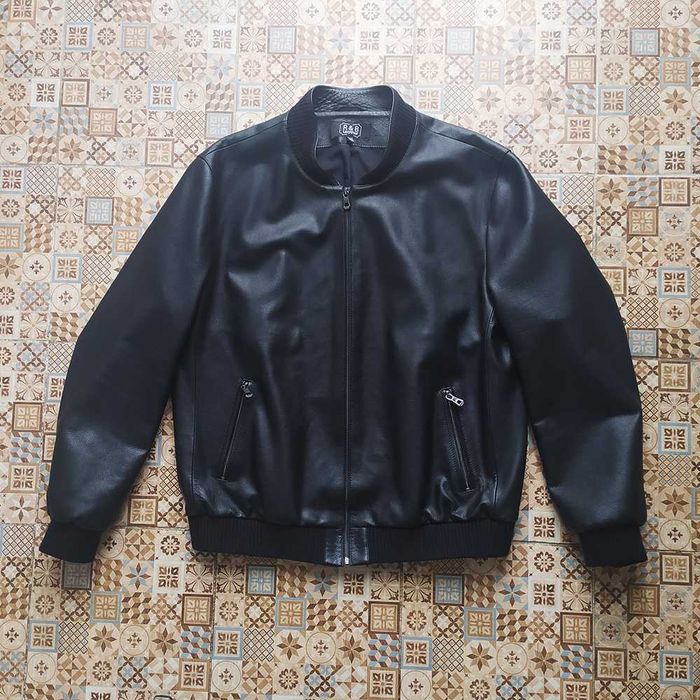 Нова шкіряна куртка R&B leather преміум якості