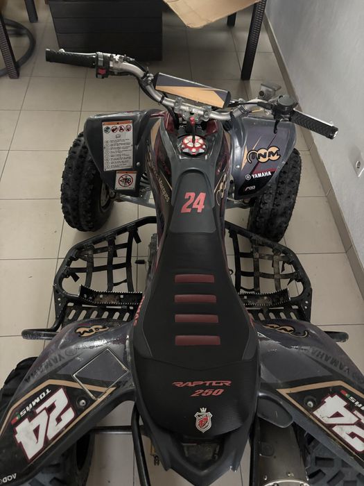 Moto 4 matriculada yfm 250 raptor