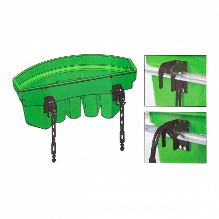 Poidło dzielone dla cieląt z zaworami i lateksowymi smoczkami Multi