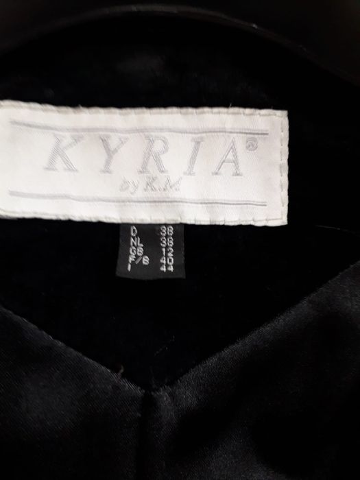 Skórzany płaszcz M damski