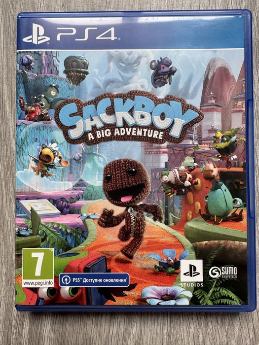 Гра на ps4 sackboy a big adventure