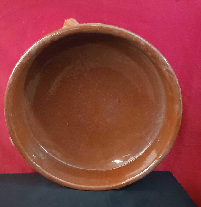 alguidares prato e tacho de barro
