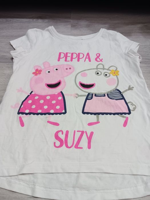 T-shirt Świnka Peppa & Suzy rozm. 116