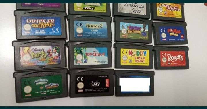 Vários Sonic 3 títulos Advance caixas bayblade, karate, Rayman Race,