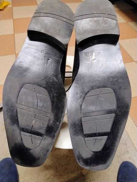 Buty skórzane, używane duży rozmiar.