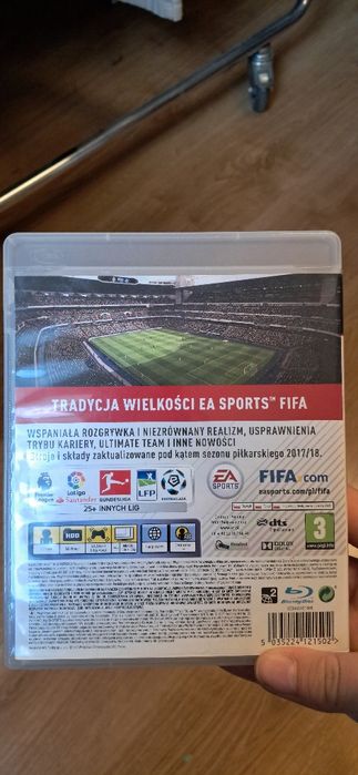 Fifa 18 Edycja legacy na ps3