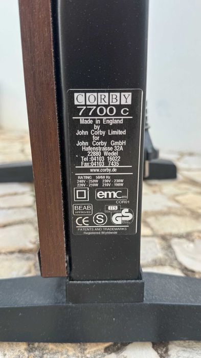 Prensa de Calças Corby 7700C - Made in England