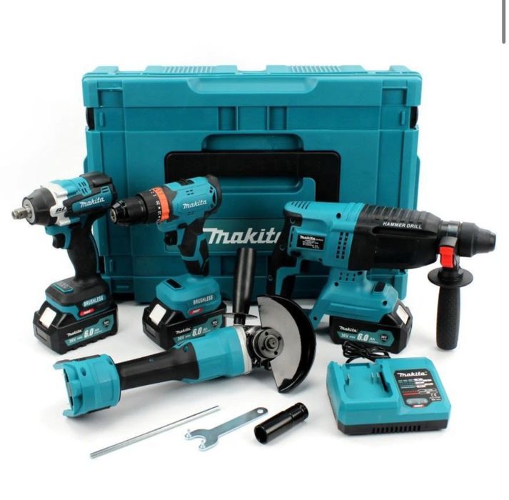 Аккумуляторный набор инструментов 4 в 1 Makita SET4 | 36V | 6.0 A/h