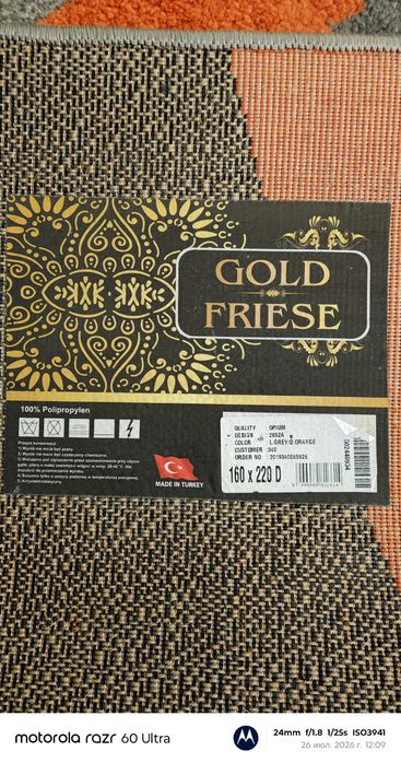 Dywan stan bd Gold Friese