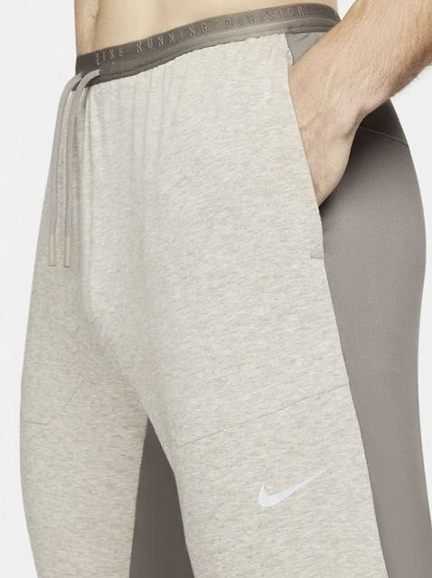 Nike Therma Fit Run Division Pants Elite Gray Joggers Medium Tall