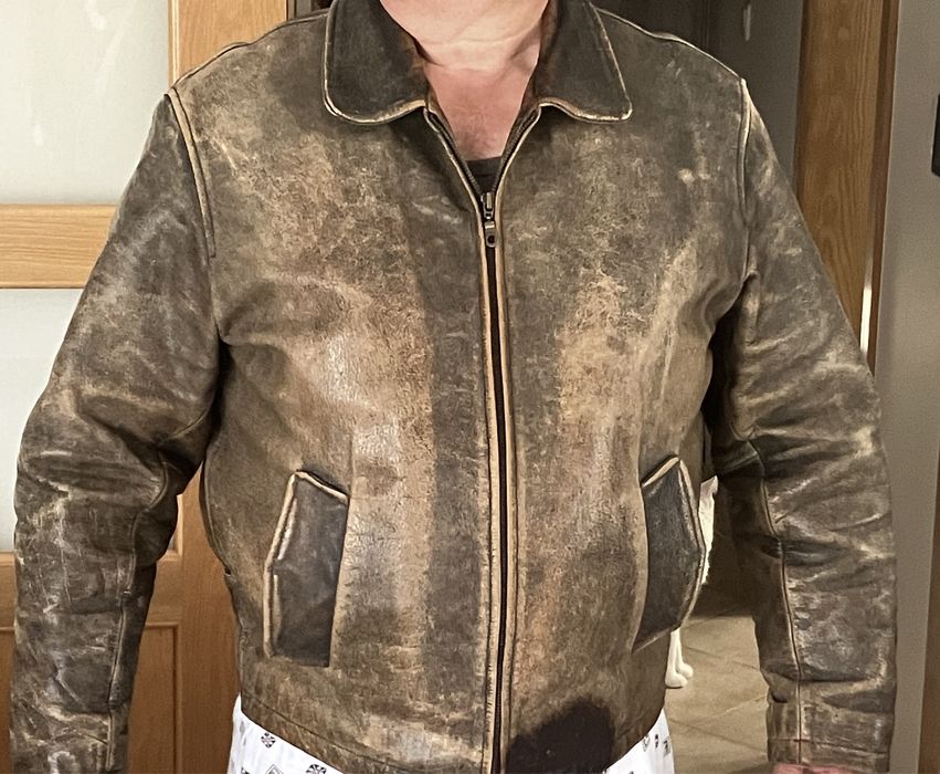 Blusão de Cabedal Vintage