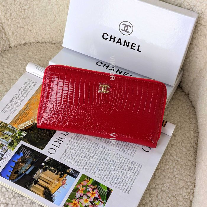 Кожаный женский кошелек на молнии. Шкіряний гаманець