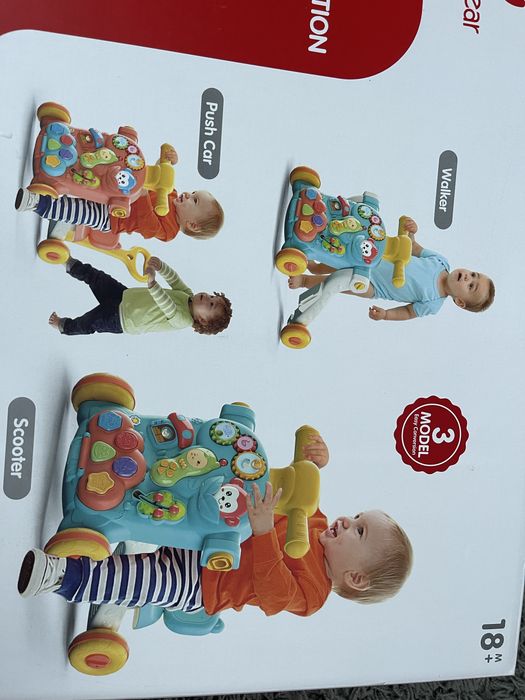 Ходунки - толокар  для  перших кроків 2в1