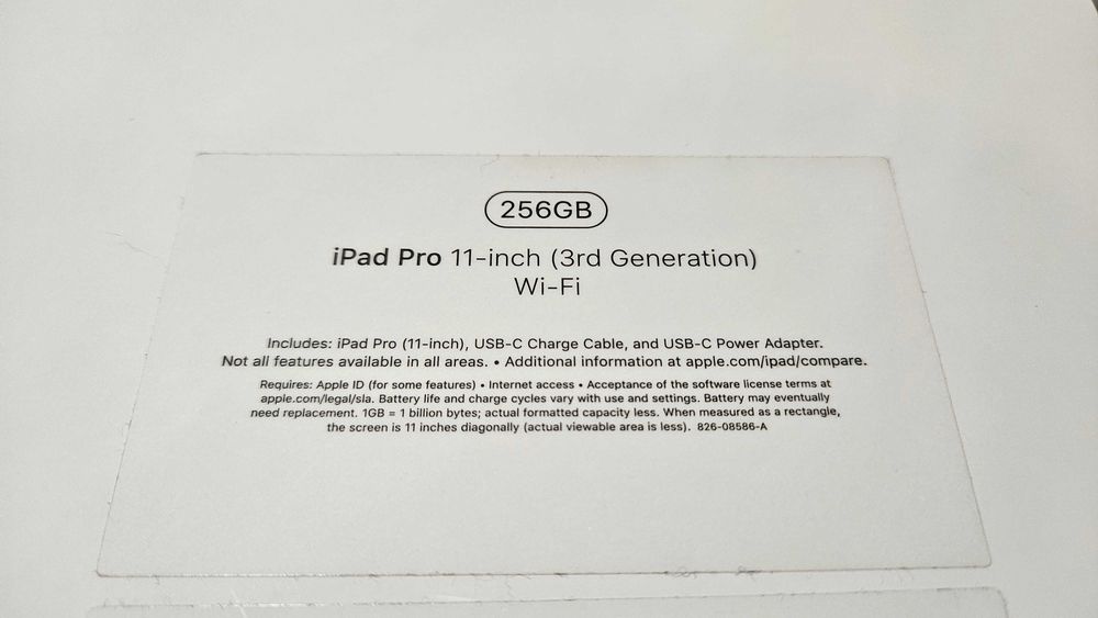 iPad Pro 11 3gen M1 chip 256gb 120 герц Wifi Gray MHQU3LL/A