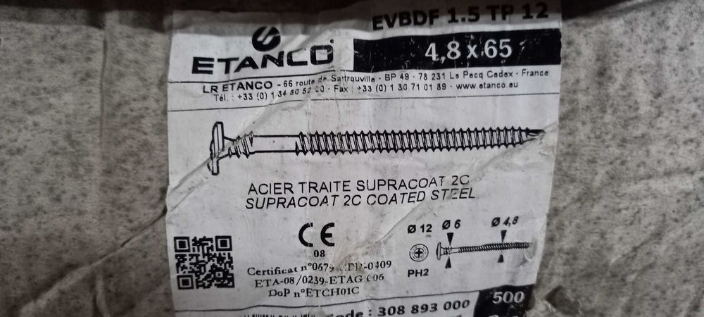 Parafusos de isolamentos