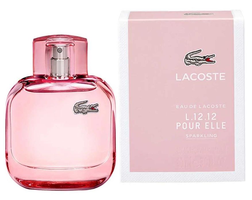 Lacoste L.12.12 Pour Elle Sparkling EDT 90 мл - жіночий парфум, квітково-фруктовий аромат, стійка туалетна вода | Лакост женские духи (B37201)