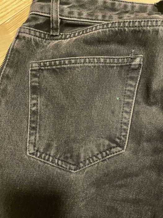 zara flared zip jeans