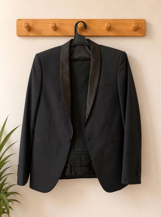 Класичний чоловічий костюм Slim fit (двойка) розмір S 44