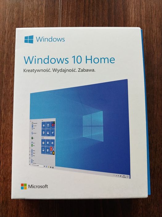 Win11 Win10 Oryginalny pudełkowy usb boxowy Windows 10 home PL 64/32