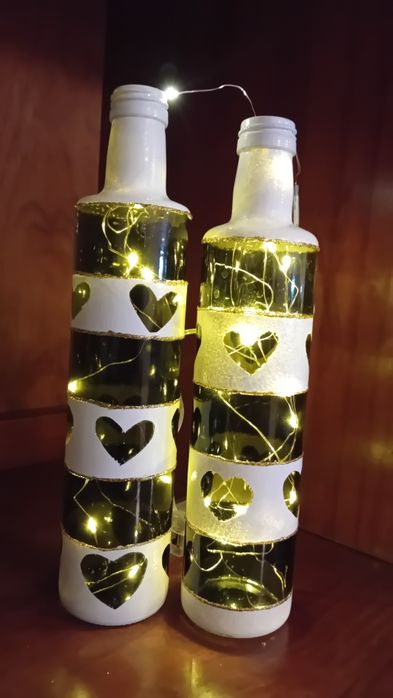 Iluminárias gémeas  Corações