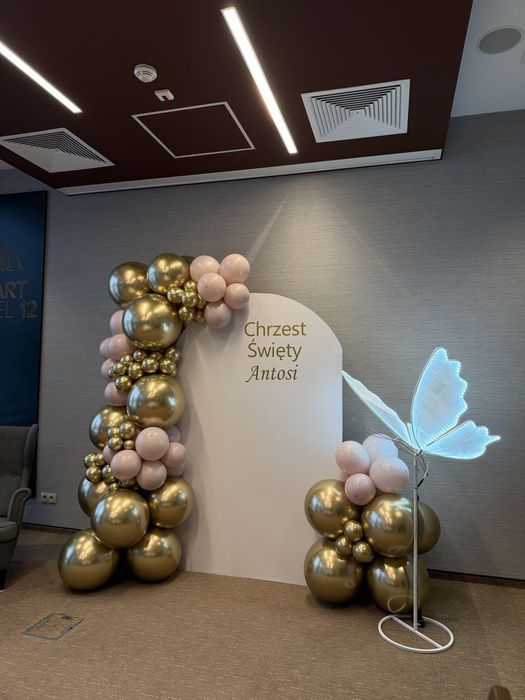 Ścianki balonowe  Chrzest • Komunia • Baby Shower • Roczek • Urodziny