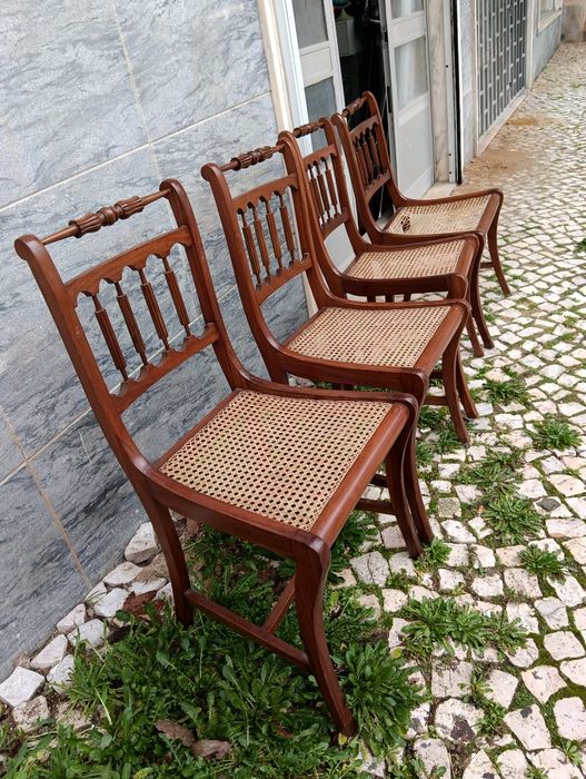 4 cadeiras de palhinha m