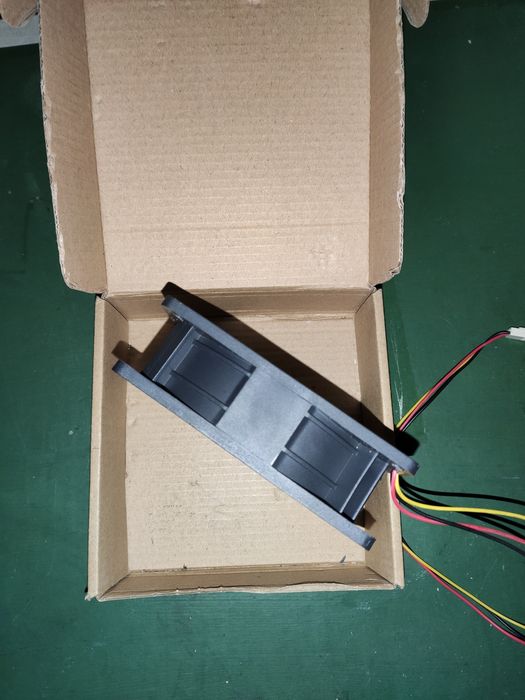 6 x Ventoinhas HF 12V 200 cfm 12x12 3 pinos [NOVAS]